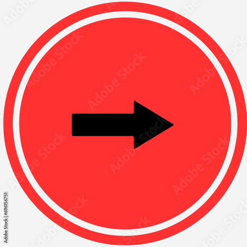 Free Download red arrow sign - GFXLoad