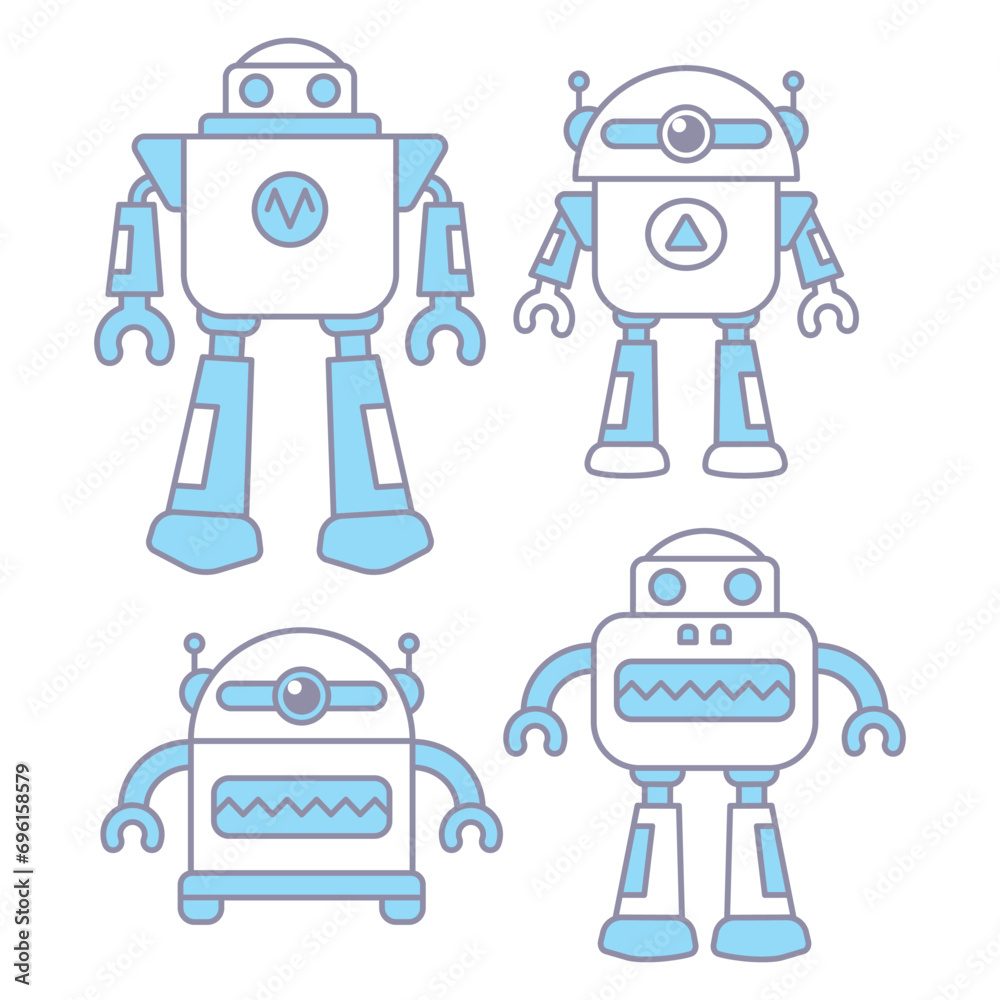 Robot icon vector on trendy design Robot icon vector on trendy design