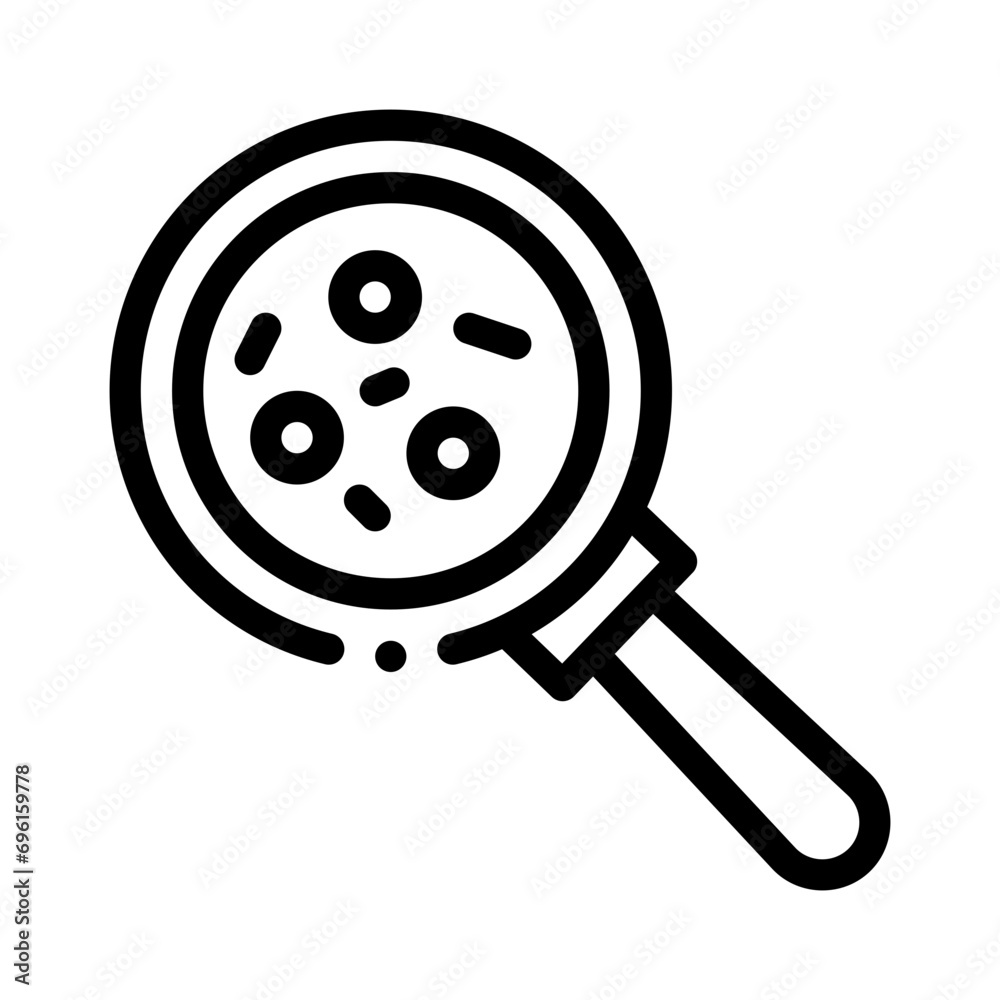 biology line style icon for web and graphic design biology line style icon for web and graphic design