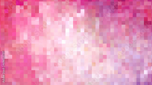 ピンク色のピクセルのアブストラクト背景イラスト