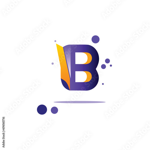 Creative B Letter Logo Template.