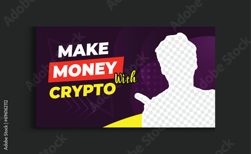 Online Business Success Secrets eye-catching bold and colorful Editable Youtube thumbnail design template with strong understanding and creative style