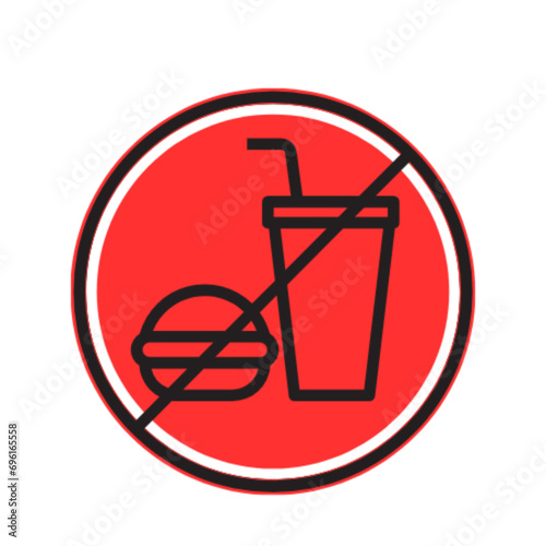 illustration of a red and white background
