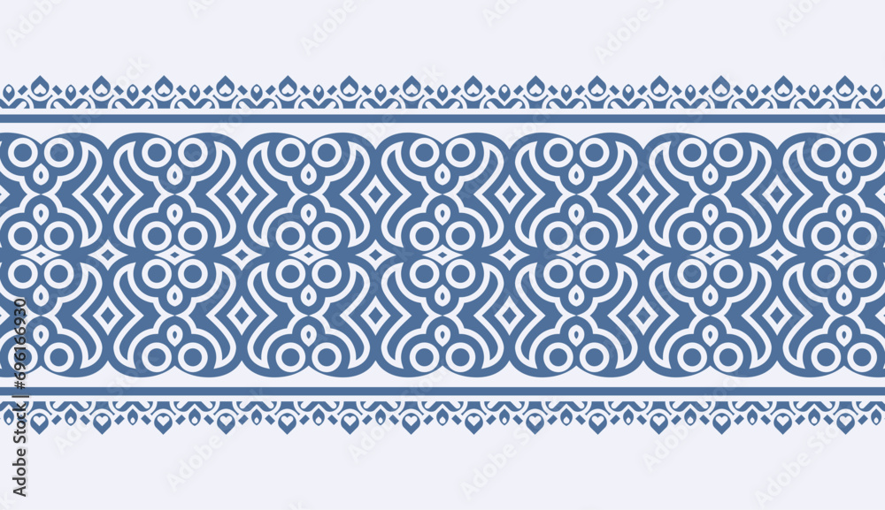 ornament style ethnic seamless borders ornament style ethnic seamless borders