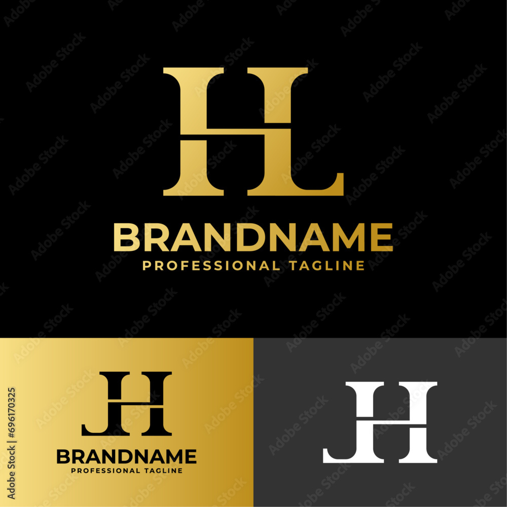 Letter HL or LH Monogram Logo, suitable for any business with HL or LH initial. Letter HL or LH Monogram Logo, suitable for any business with HL or LH initial.