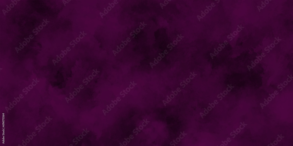 Gradient Purple Violet Grungy Banner Texture Background,Watercolor paper background. Abstract Painted Illustration. Brush stroked painting.