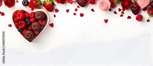 Valentines Day Decorated Background Resource