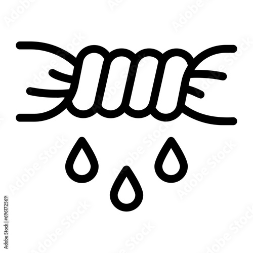 squeeze line icon