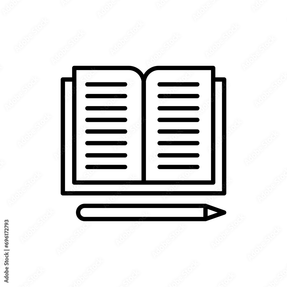 Report book outline icons, minimalist vector illustration ,simple transparent graphic element .Isolated on white background Report book outline icons, minimalist vector illustration ,simple transparent graphic element .Isolated on white background