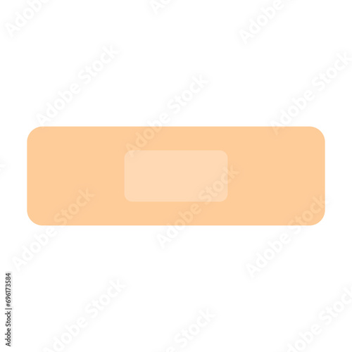 adhesive bandage on white background