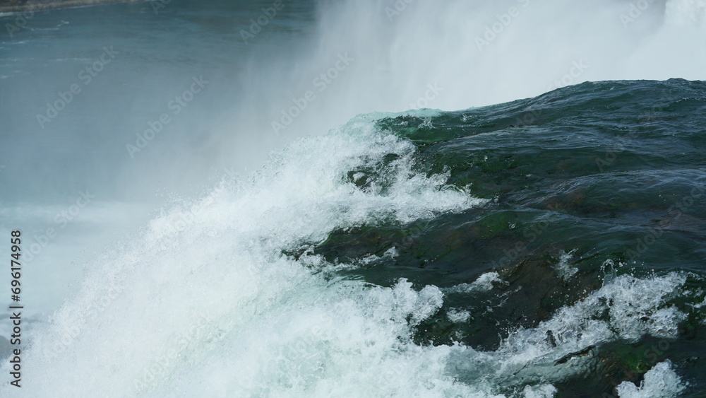 The beautiful Niagara waterfall landscape in autumn