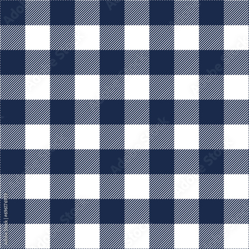 Seamless Gingham Checkered Patterns