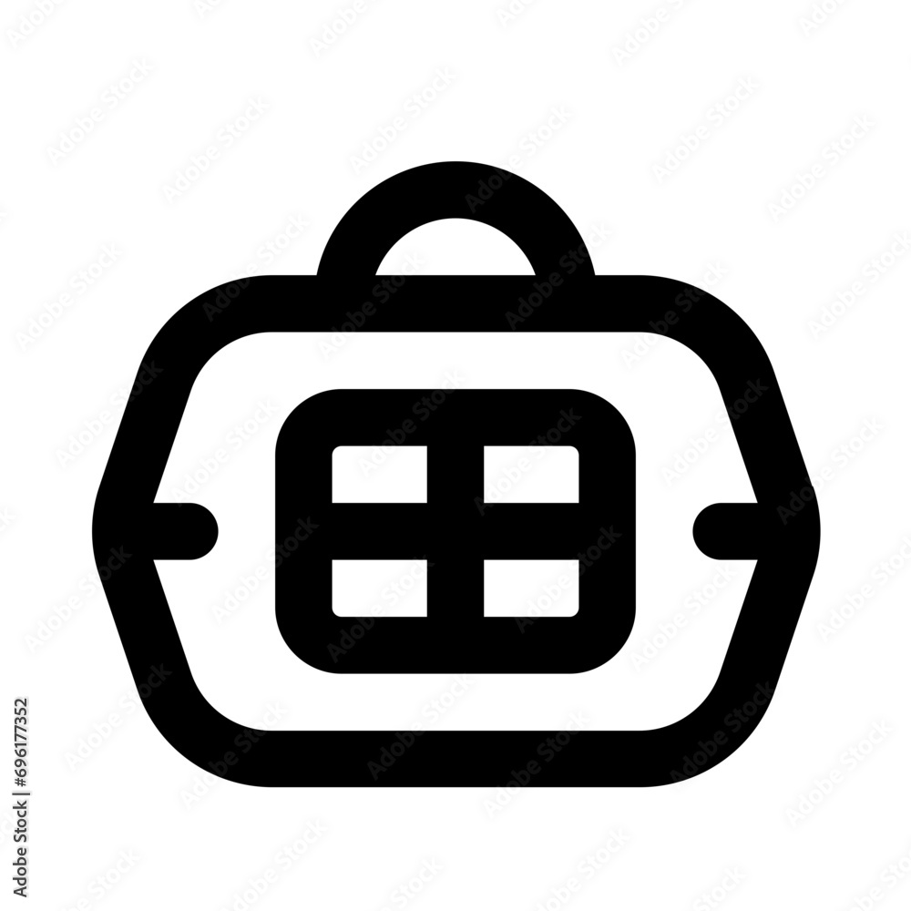 Pet Carrier Line UI Icon Pet Carrier Line UI Icon