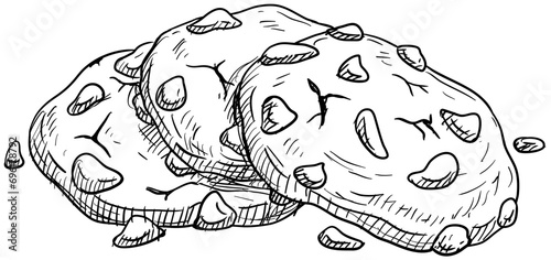 cookies handdrawn illustration