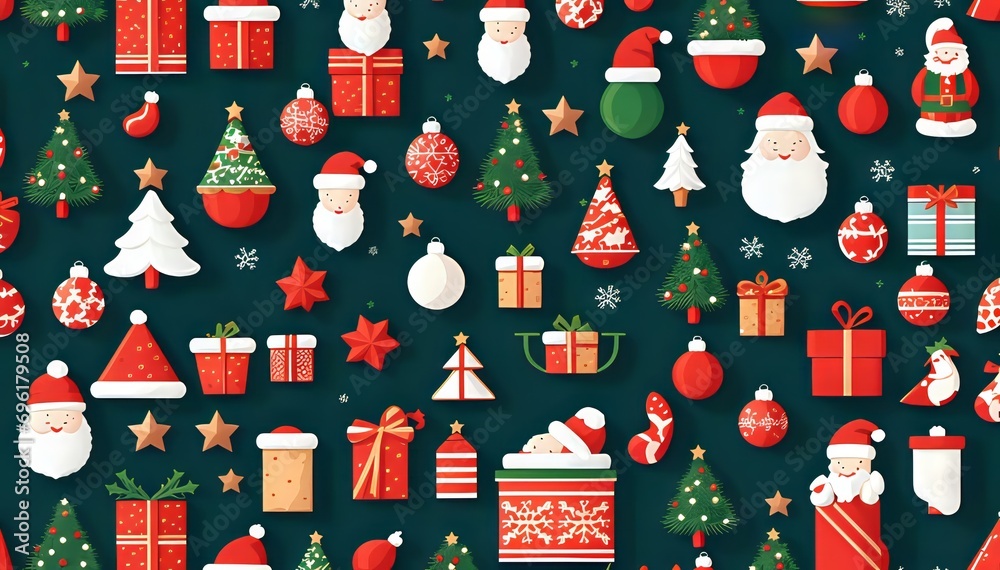 Fototapeta premium merry christmas, merry, easter seamless pattern, merry christmas pattern 2024-2025, merry christmas 2024-2025, merry christmas wallpaper