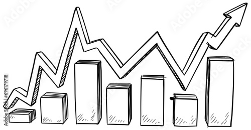 graph handdrawn illustration