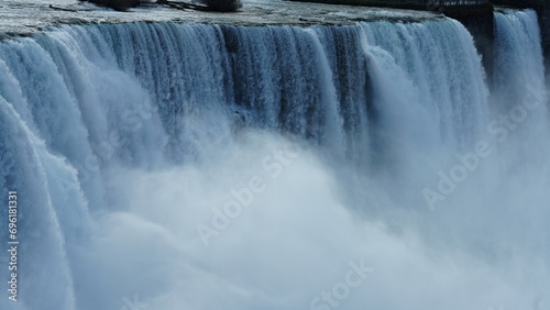 The beautiful Niagara waterfall landscape in autumn