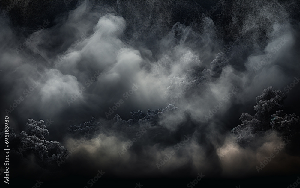 Mystical Haze: Display Background with Smoky Atmosphere