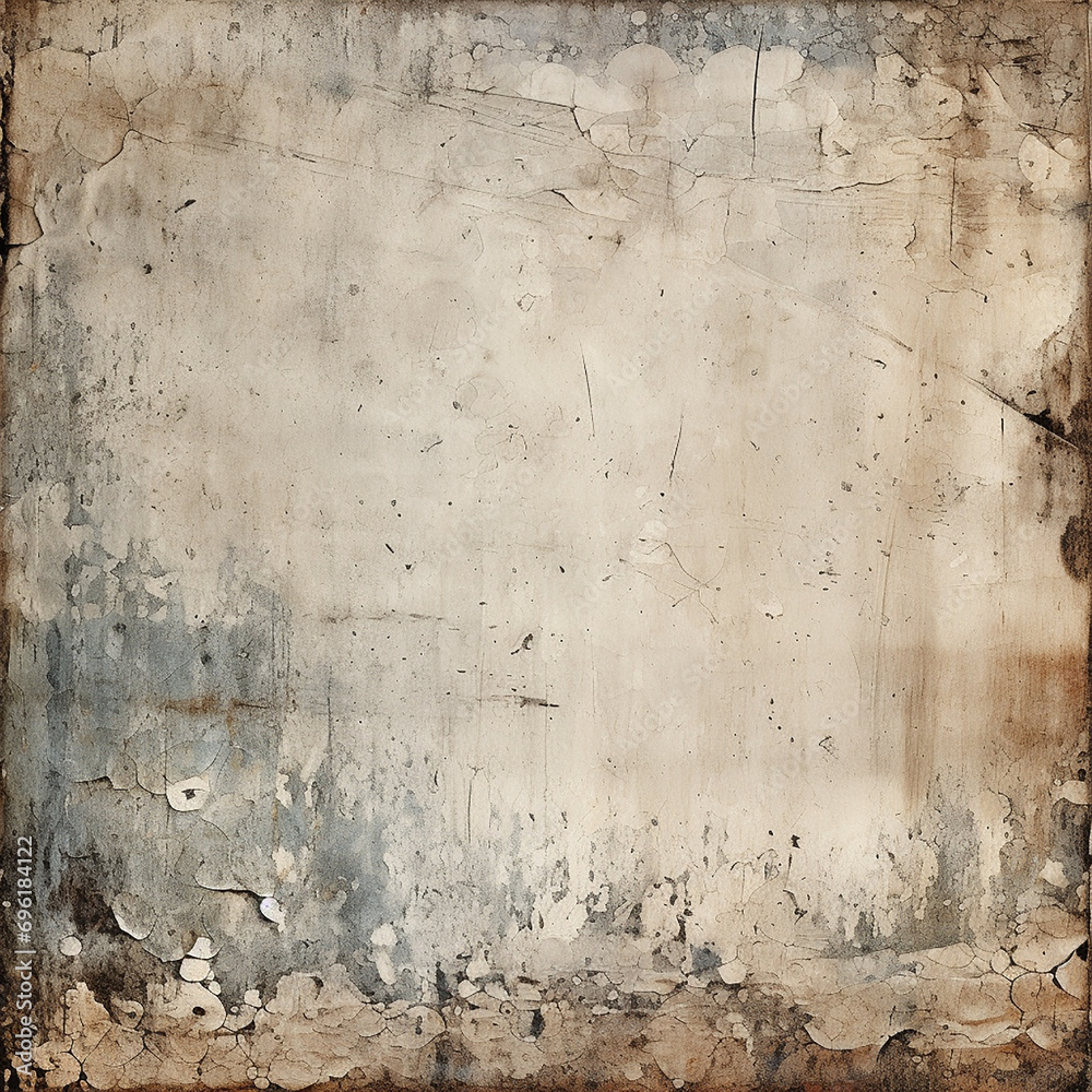Obraz premium Weathered Elegance: Grunge Paper Background