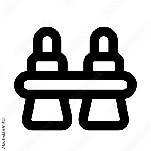 Binoculars Line UI Icon
