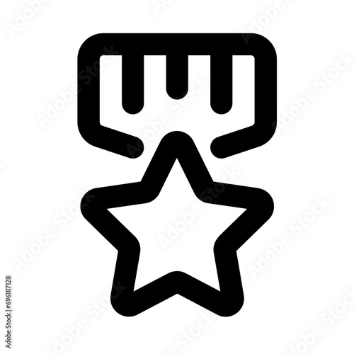 Badge Line UI Icon