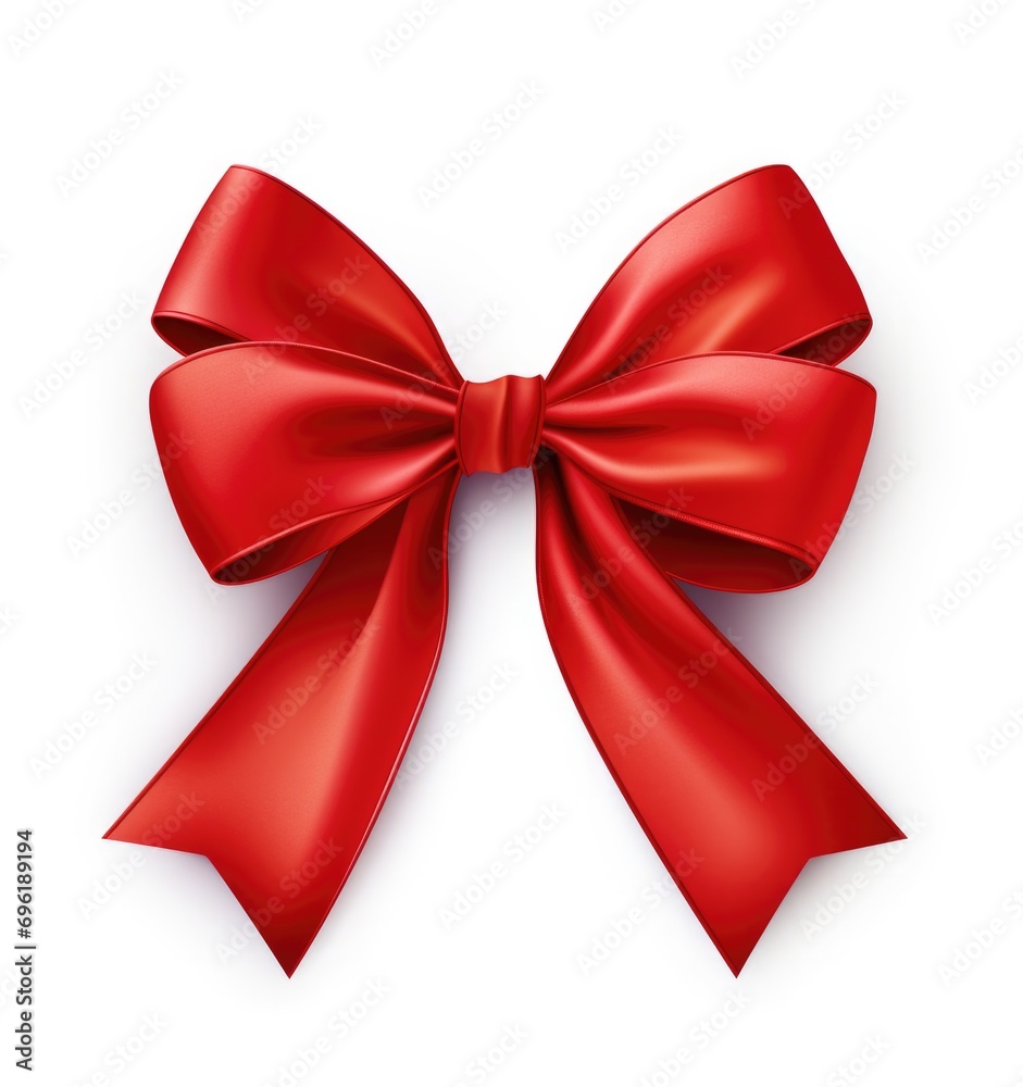 red bow on white background red bow on white background
