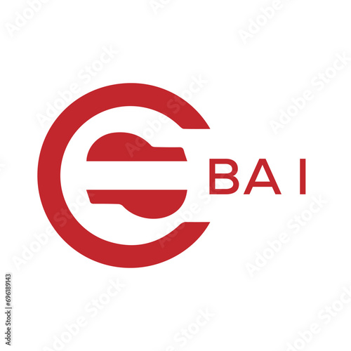 BAI Letter logo design template vector. BAI Business abstract connection vector logo. BAI icon circle logotype.
