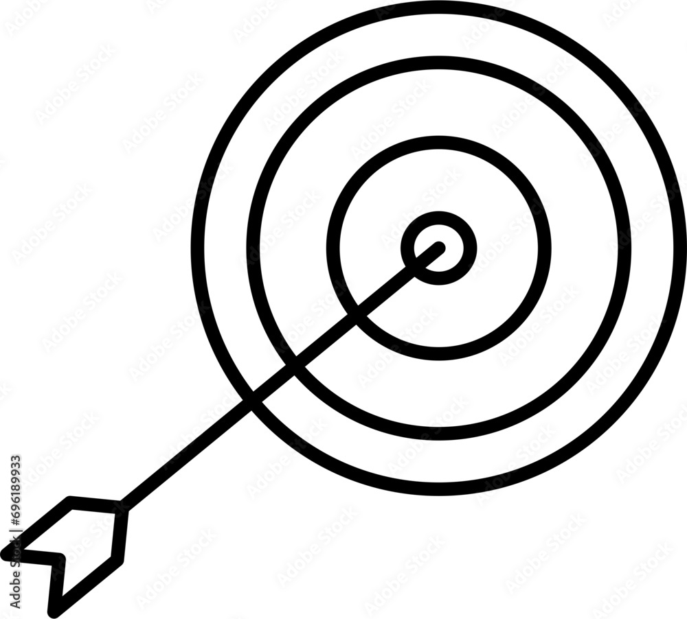 Target Startup Drawing Doodle Vector Illustration Target Startup Drawing Doodle Vector Illustration