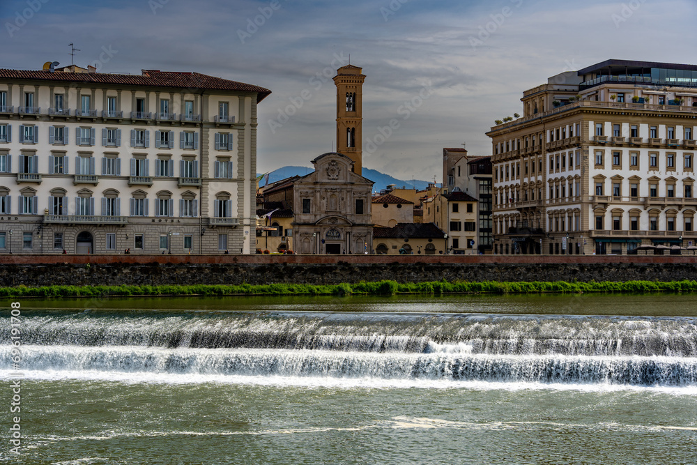 Florenz die schöne Altstadt der Toskana in Italien