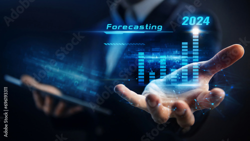Business Forecasting and Analytics in 2024 concept photo