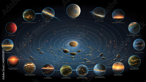 Flat Earth Biblical Stellar scenery, galaxies, planets, space, futuristic world, space world, starscapes, interstellar, comets, asteroids, the origin of the universe.