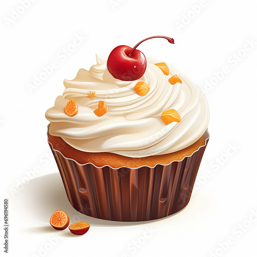 A Chocolate,Creamy Cupcake For Celebration photo