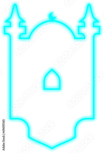 Islamic Neon Mosque