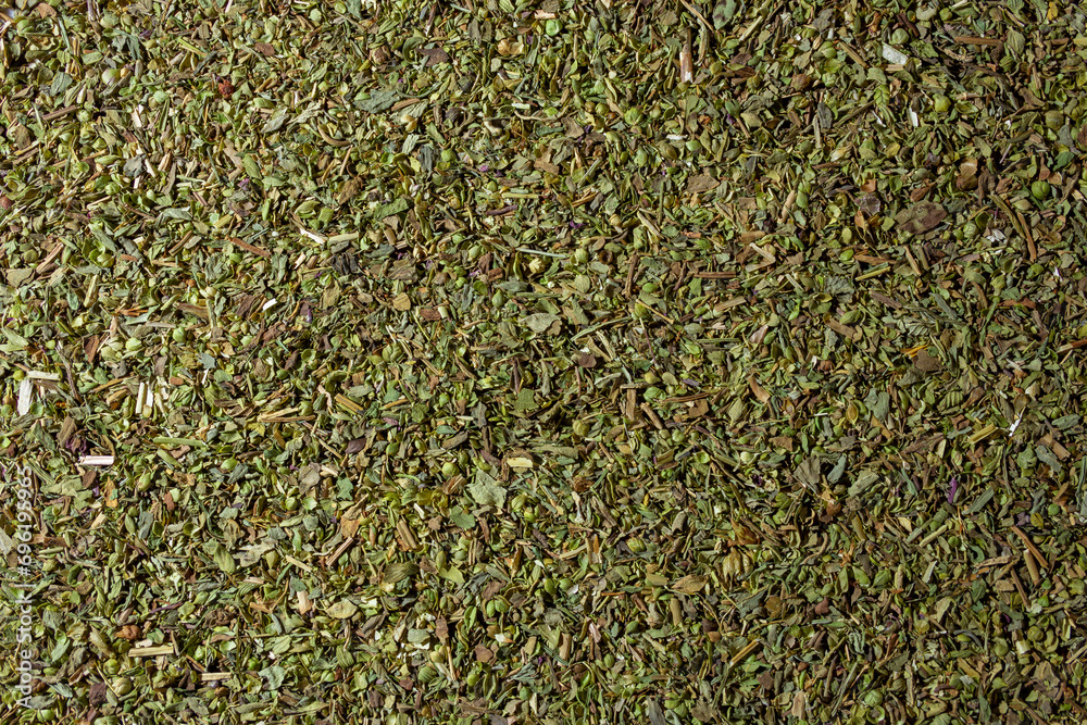Dry Aromatic Herbs and Flavorful Spices Mix: A Culinary Canvas of Aroma Herb Seasoning. Textured Background for Gourmet Cooking. The Harmonious Combination of Dried Herbs and Spices - Top View Dry Aromatic Herbs and Flavorful Spices Mix: A Culinary Canvas of Aroma Herb Seasoning. Textured Background for Gourmet Cooking. The Harmonious Combination of Dried Herbs and Spices - Top View