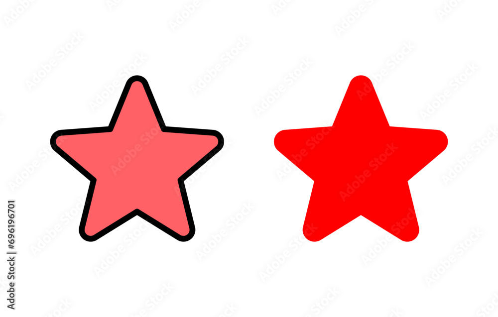 Star Icon set illustration. rating sign and symbol. favourite star icon Star Icon set illustration. rating sign and symbol. favourite star icon