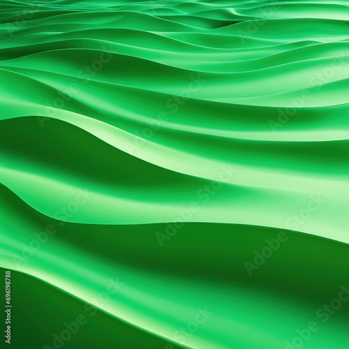 Emerald Wave Green Abstract Texture Background