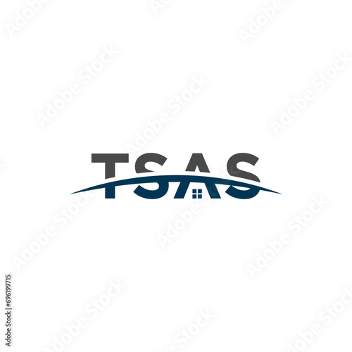 TSAS Wordmark logo Design Vector