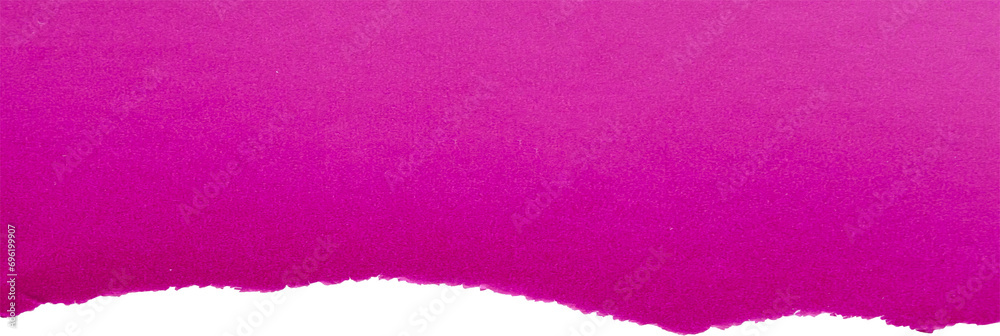 Pink ripped paper torn edges strips isolated on white background Pink ripped paper torn edges strips isolated on white background