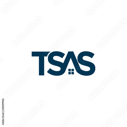TSAS Wordmark logo Design Vector