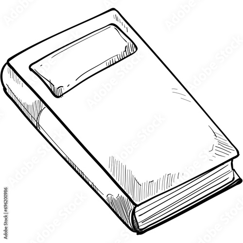book handdrawn illustration