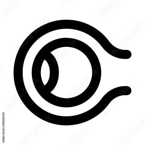 Eye Line UI Icon
