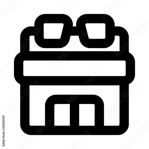 Optical Shop Line UI Icon