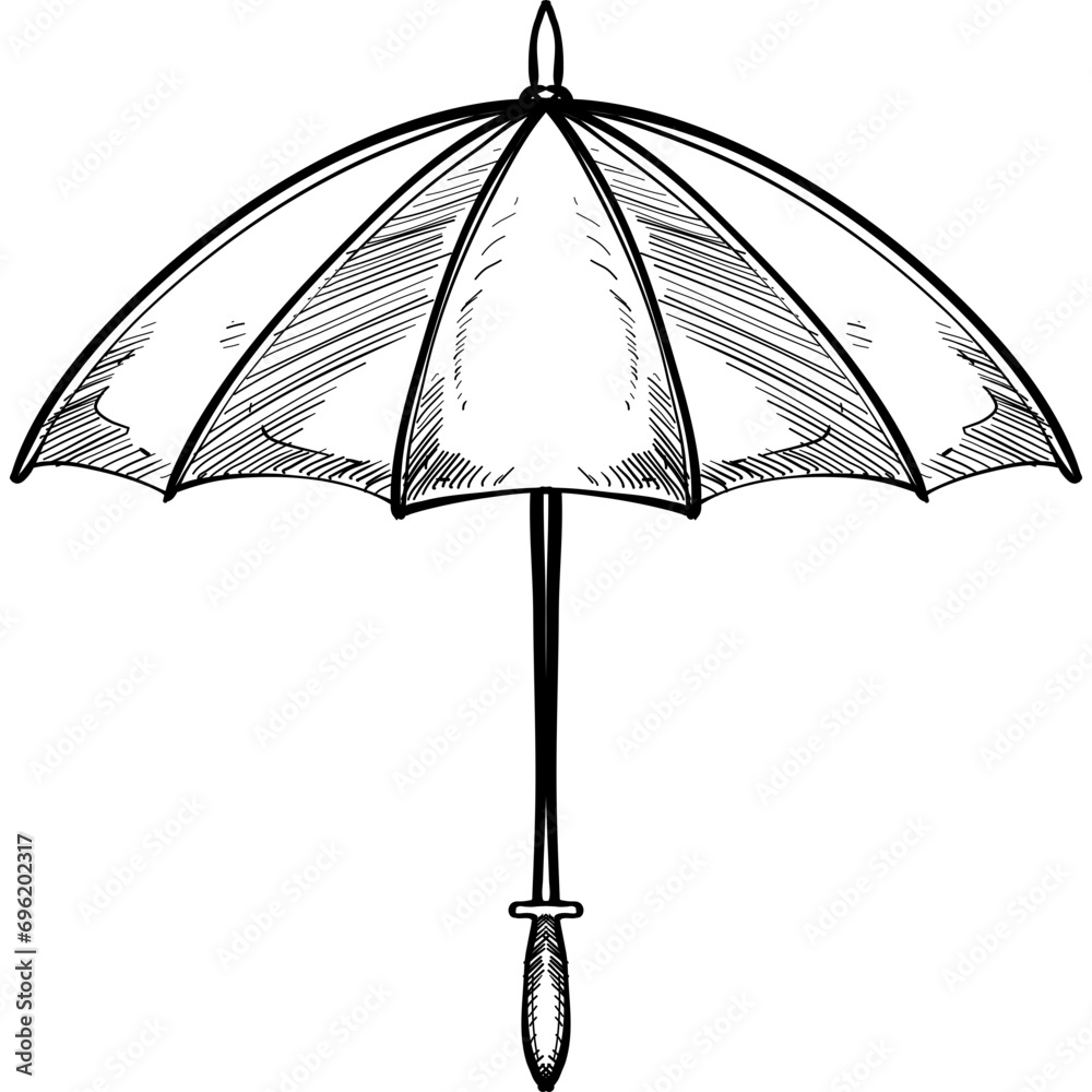 umbrella handdrawn illustration umbrella handdrawn illustration