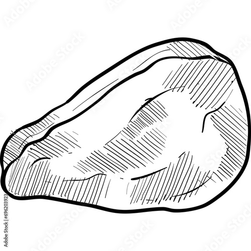 meat handdrawn illustration