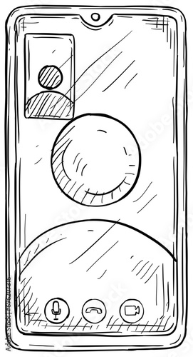 interview handdrawn illustration