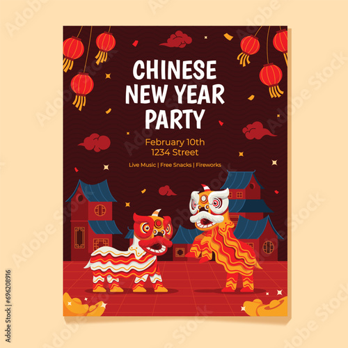 Poster Of Chinese New Year Celebration