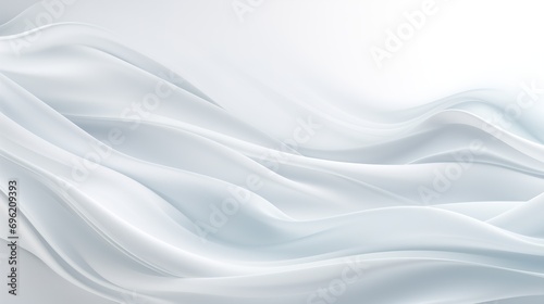 Soft wavy abstract white background, calm light