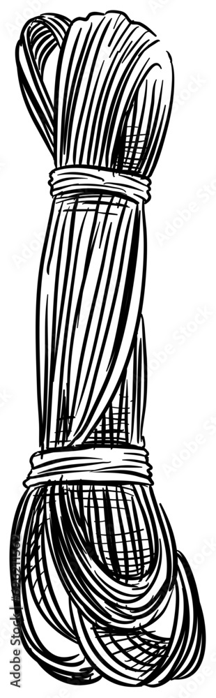 thread handdrawn illustration thread handdrawn illustration