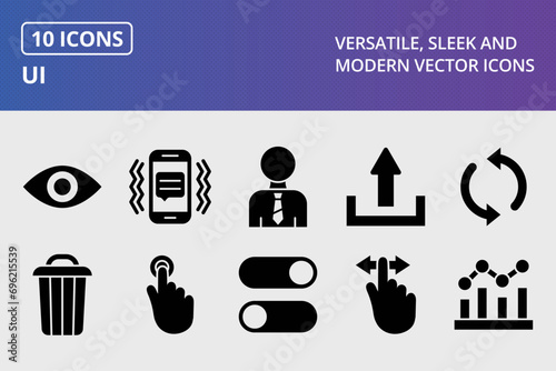 UI Glyph Icons Set