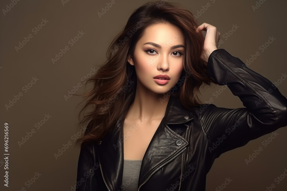 Female Model Posing with Sensuality and Confidence A fictional character created by Generated AI. Female Model Posing with Sensuality and Confidence A fictional character created by Generated AI.